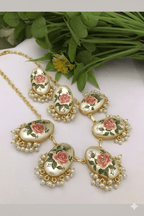 Aganya kreation jewelry Sets Ritanya Real Pearl Set - Handcrafted Elegance for Every Occasion
