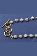 Aganya kreation jewelry Sets Ruchika Real Pearl Set - Elegant Handcrafted Jewelry