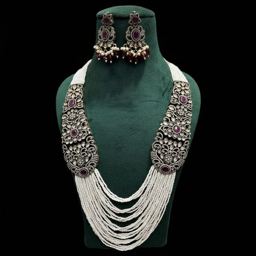 Aganya kreation jewelry Sets Rudrani Set - Exquisite Ethnic Jewelry for Weddings & Parties Ruby