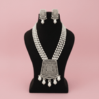 Aganya kreation jewelry Sets Saranya real pearl set