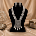 Aganya kreation jewelry Sets Saranya real pearl set