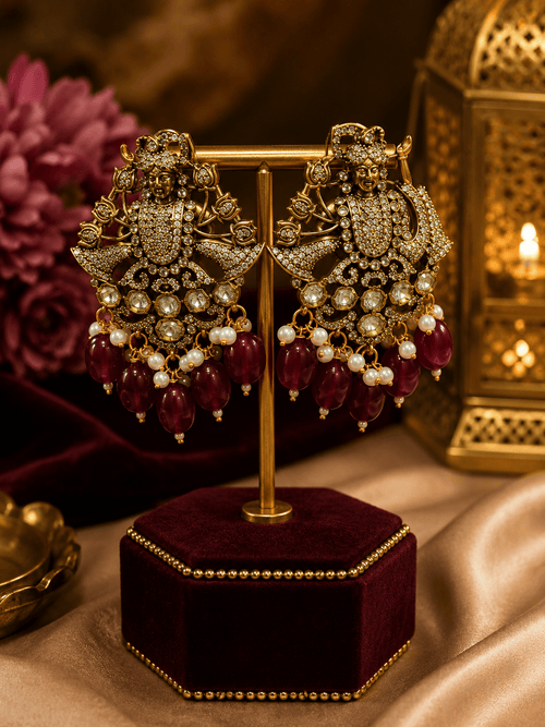 Aganya kreation jewelry Sets Sayali Jagganath Set - Exquisite Handcrafted Kundan Jewelry
