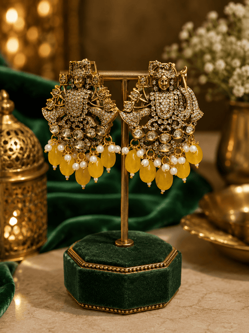 Aganya kreation jewelry Sets Sayali Jagganath Set - Exquisite Handcrafted Kundan Jewelry
