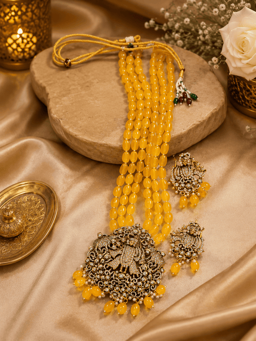 Aganya kreation jewelry Sets Sayali Jagganath Set - Exquisite Handcrafted Kundan Jewelry