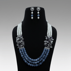 Aganya kreation jewelry Sets Semi Precious Digambari Mala Set - Unique Natural Stone Jewelry