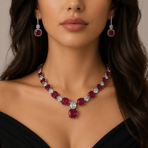 Aganya kreation jewelry Sets Shayla Necklace - Elegant Ethnic & Western Jewelry Set