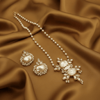 Aganya kreation jewelry Sets Shyama Real Pearl Set - Elegant Handcrafted Jewelry