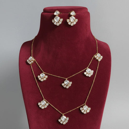 Aganya kreation jewelry Sets Sonal polki kundan designer set