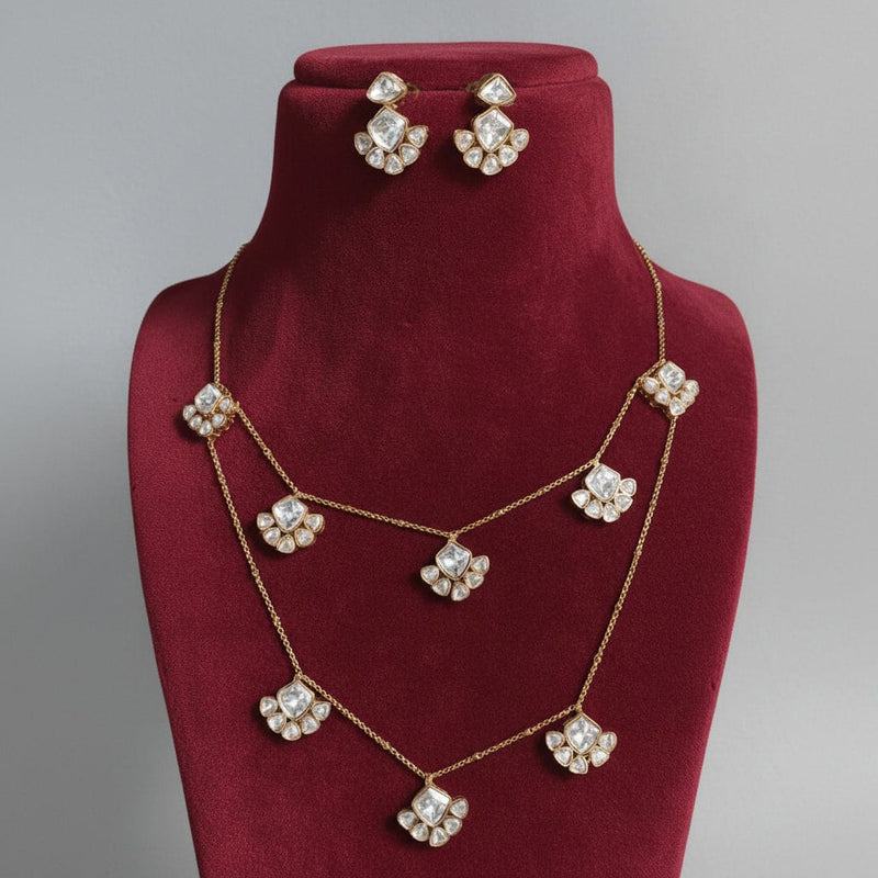 Aganya kreation jewelry Sets Sonal polki kundan designer set