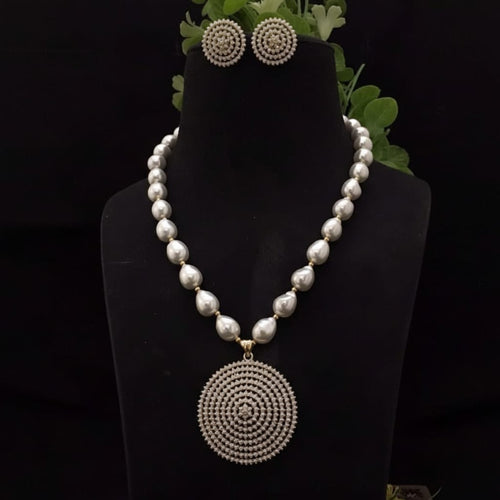 Aganya kreation jewelry Sets Suhasini Real Pearl Set - Exquisite Ethnic Jewelry