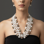 Aganya kreation jewelry Sets Tarakshi semi precious kundan mala set