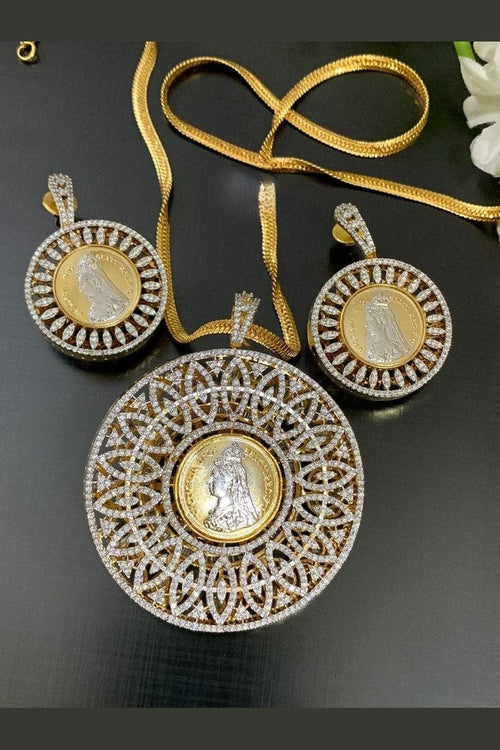 Aganya kreation jewelry Sets Two Way Ginni Set - Elegant & Versatile Jewelry