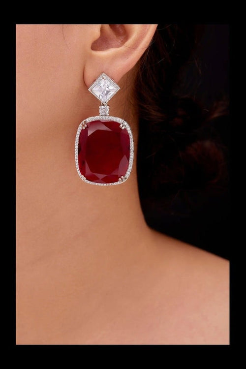 Aganya kreation jewelry Sets Veronica Set - Elegant Zirconia Necklace & Earrings