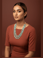 Aganya kreation Necklaces Alka Monalisa Stone Mala - Exquisite Natural Necklace