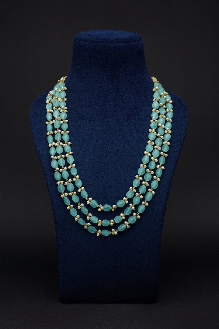 Aganya kreation Necklaces Alka Monalisa Stone Mala - Exquisite Natural Necklace