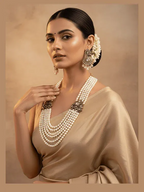 Aganya kreation Necklaces Anala Polki Kundan Necklace - Exquisite Brass Jewelry