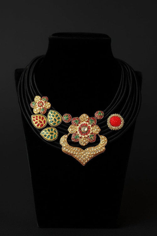 Aganya kreation Necklaces Elegant Vandana Set - Fusion of Ethnic & Western Styles