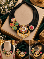 Aganya kreation Necklaces Elegant Vandana Set - Fusion of Ethnic & Western Styles