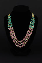 Aganya kreation Necklaces Mansi Monalisa Stone Mala - Exquisite Natural Jewelry