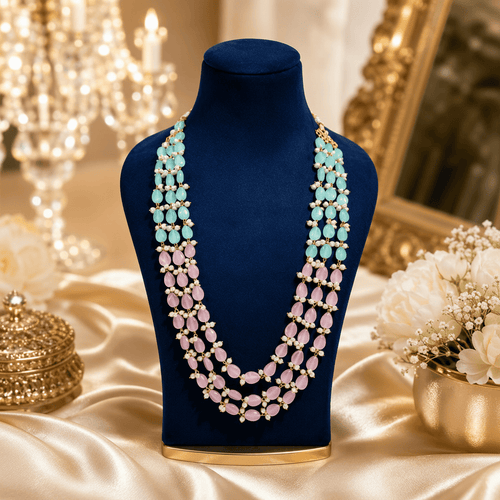 Aganya kreation Necklaces Mansi Monalisa Stone Mala — Natural Semi-Precious Stone in a Distinct Strand Composition