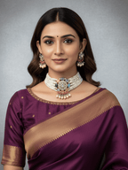Aganya kreation Necklaces Swasti Set - Elegant Kundan Jewelry for Every Occasion
