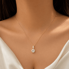 Aganya kreation Pendant sets Chandani pendant -18k Gold Plated Stainless Steel Tarnish Free Waterproof Female Jewellery