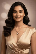 Aganya kreation Pendant sets Real Pearl Sanskruti Sleek Pendant Set - Elegant Jewelry