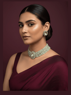 Aganya kreation Polki kundan sets Advita Set - Exquisite Kundan Polki Jewelry for Special Occasions