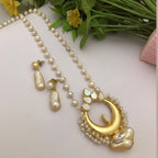 Aganya kreation Real pearl set Ahalya Real Pearl Set - Handcrafted Elegance for Every Occasion