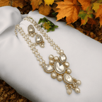 Aganya kreation Real pearl set Arka Real Pearl Polki Kundan Set - Exquisite Jewelry