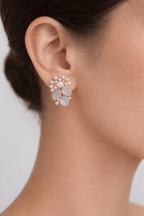 Aganya kreation Real pearl set Elegant Prajhakta Real Pearl Set - Timeless Brass Jewelry