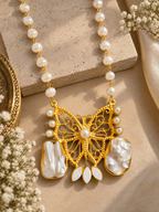 Aganya kreation Real pearl set Iris Real Pearl Set - Elegant Handcrafted Jewelry