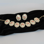 Aganya kreation Real pearl set Malya Real Pearl Set - Exquisite Handmade Jewelry