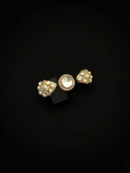 Aganya kreation Rings Raagavi Polki Kundan Ring - Ethnic Brass Jewelry
