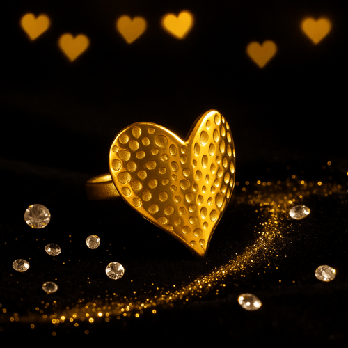 Aganya kreation Rings Ruhan 18k anti tarnish 18k gold plated ring