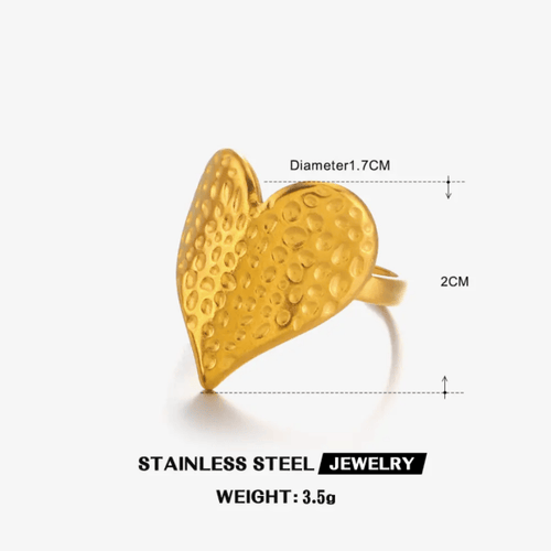 Aganya kreation Rings Ruhan 18k anti tarnish 18k gold plated ring