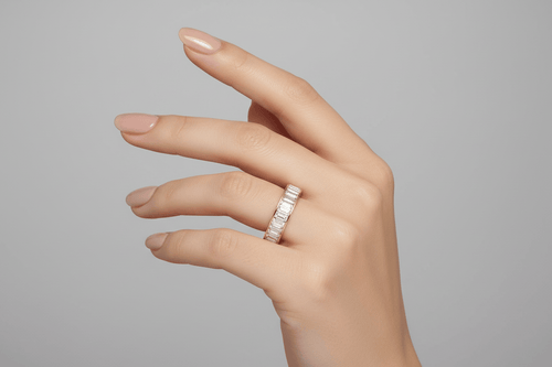 Aganya kreation Rings Seniea Ring 18k Gold Plated Stainless Steel Tarnish Free Waterproof Female Jewellery