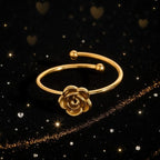 Aganya kreation Rings Sleek 18k Gold Plated ring anti tarnish