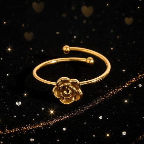 Aganya kreation Rings Sleek 18k Gold Plated ring anti tarnish