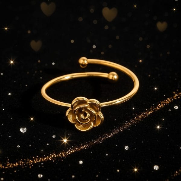 Aganya kreation Rings Sleek 18k Gold Plated ring anti tarnish