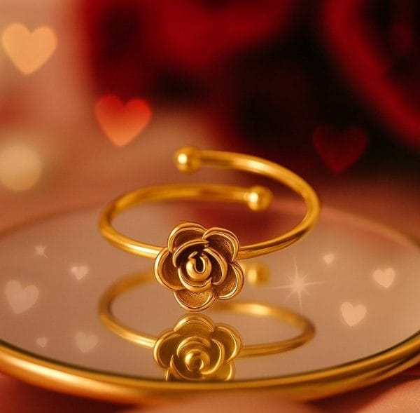 Aganya kreation Rings Sleek 18k Gold Plated ring anti tarnish