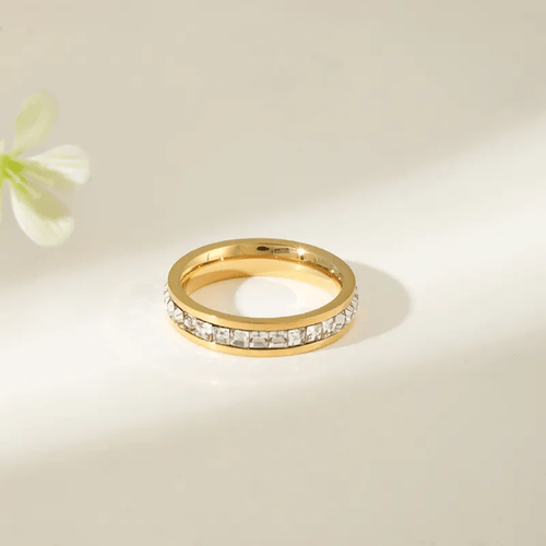Aganya kreation Rings Sonet Ring 18k Gold Plated Anti Tarnish