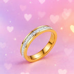 Aganya kreation Rings Sonet Ring 18k Gold Plated Anti Tarnish