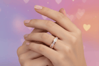 Aganya kreation Rings Sonet Ring 18k Gold Plated Anti Tarnish