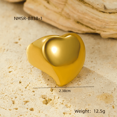 Sonika 18k Gold Plated Ring - Elegant & Tarnish-Free