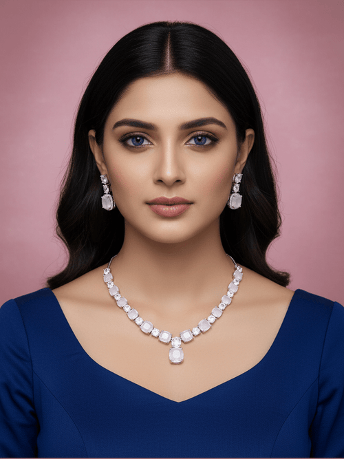 Aganya kreation Shayla Necklace - Elegant Ethnic & Western Jewelry Set