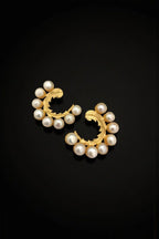 Aganya kreation Soha Real Pearl Earrings - Elegant & Handcrafted Jewelry