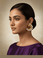 Aganya kreation Soha Real Pearl Earrings - Elegant & Handcrafted Jewelry