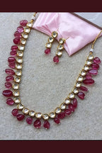 Aganya kreation Tani Set - Handmade Ethnic & Western Jewelry Blue Red