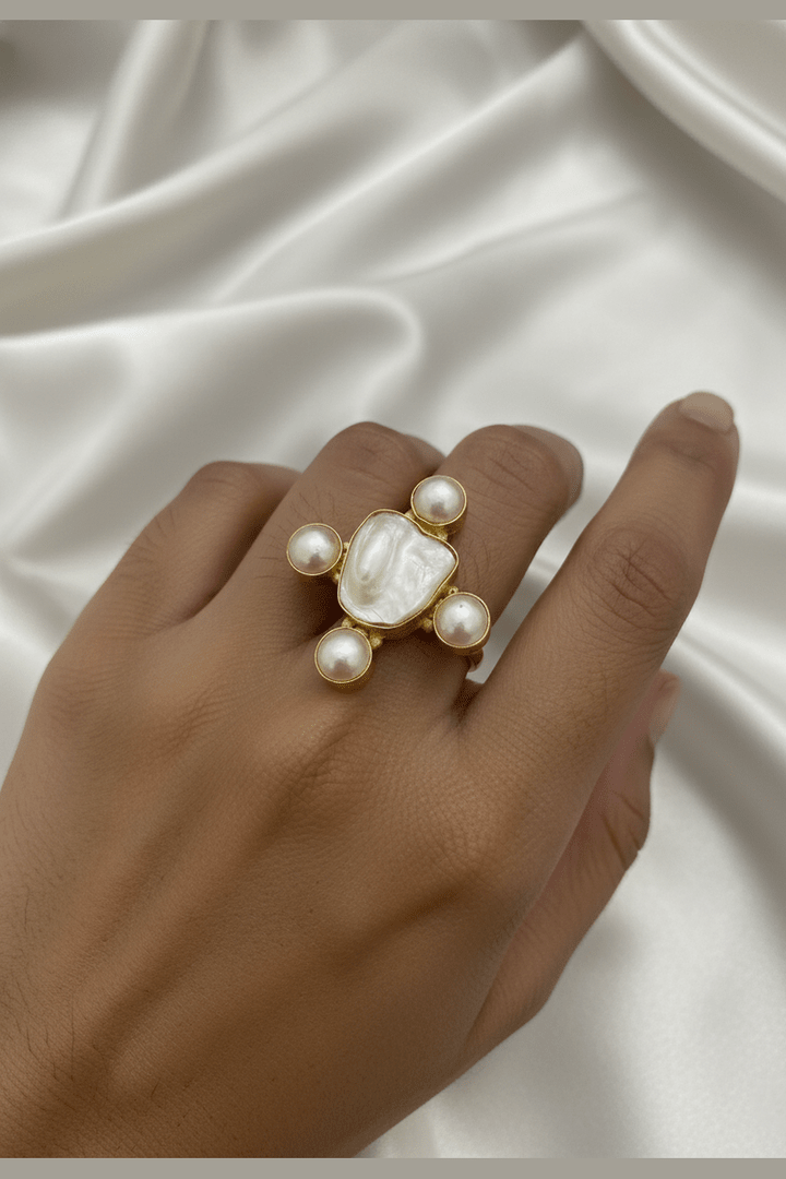 Real pearl Sanya ring